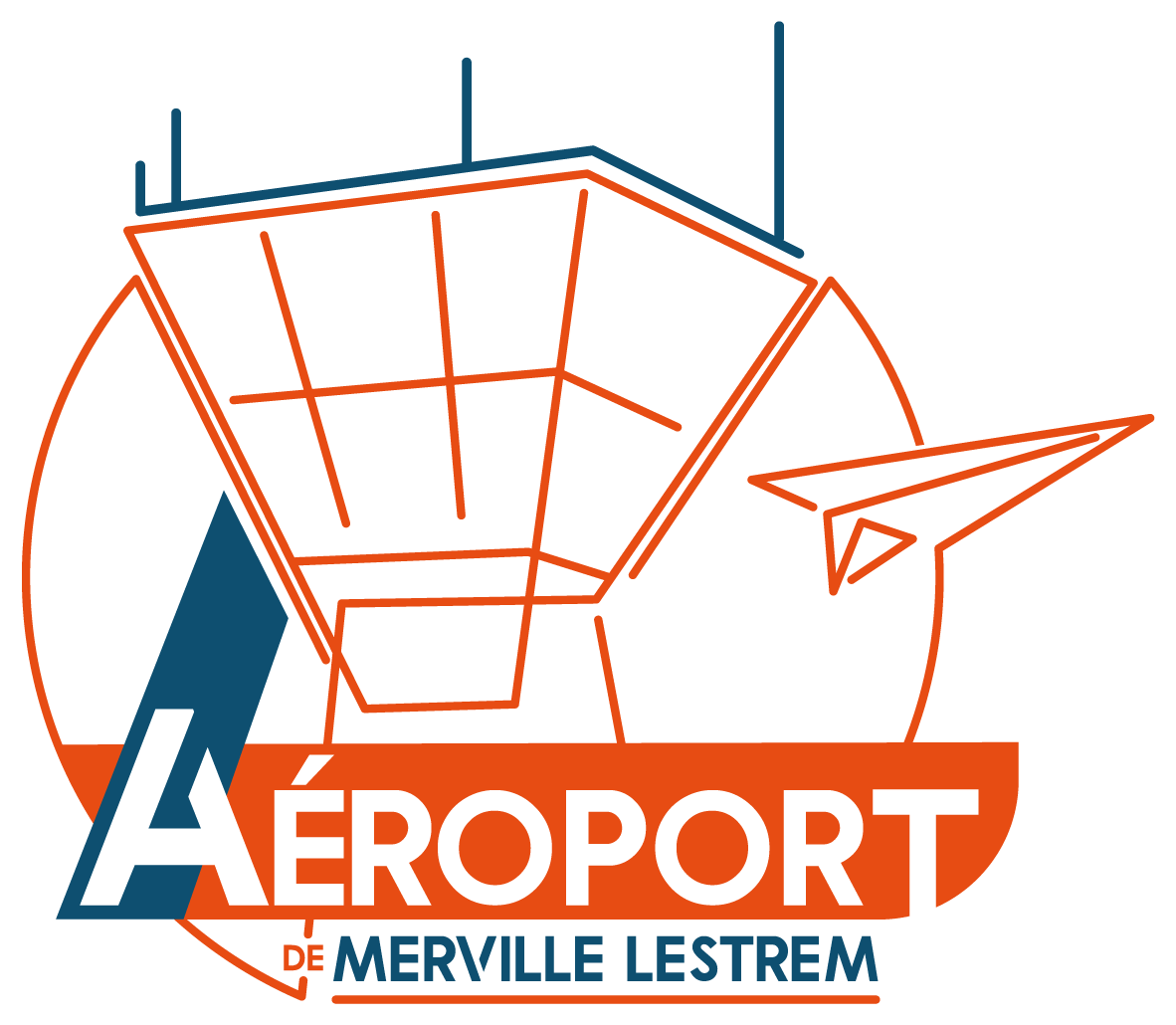 Logo aéroport Merville Lestrem